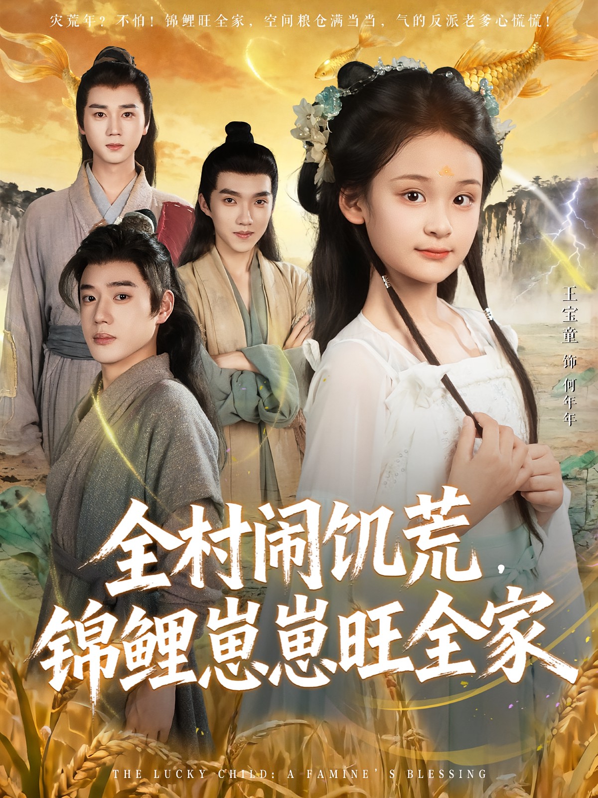 全村鬧饑荒，錦鯉崽崽旺全家(全集)